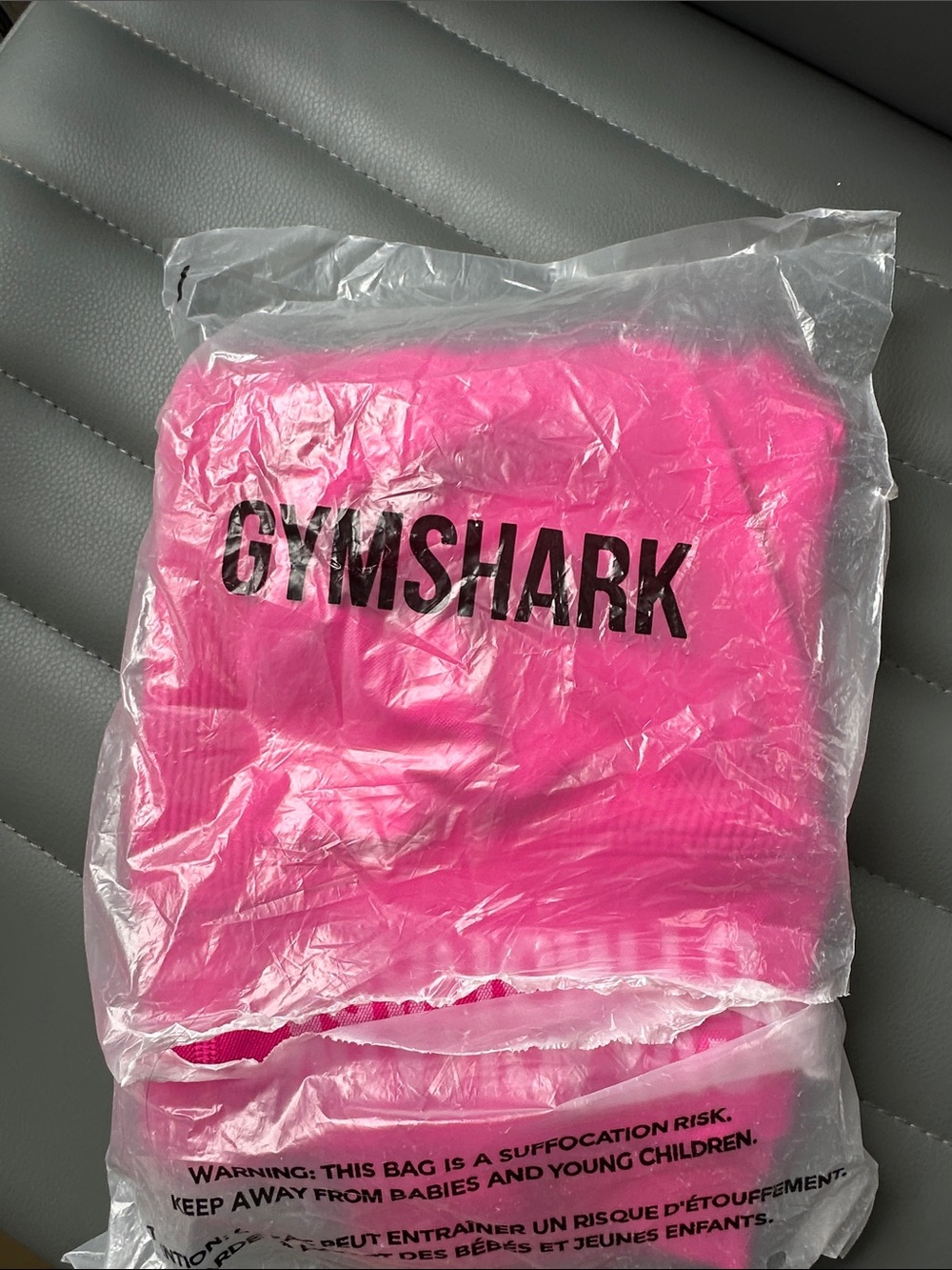 Gymshark- flex V4 bright pink leggings size small